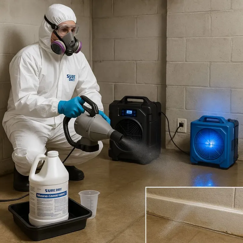 Sanitization and Odor Removal process in Combee Settlement, FL